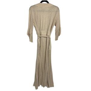 RARE Vintage Free People Wrap Around Hemp Maxi Dress – M - NWOT - Made in USA